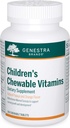 Genestra Marcas Vitaminas Chewable Infantiles ◾ Suplemento Vitamina-Mineral TENIDO 100 Tablas Chewable TENIDO Papaya Natural y Sabor Naranja