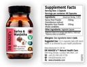 DR WAKDE'S Sariva &amp; Manjistha Capsules (60 Veg Caps, Detoxifying Herbs, Supports Healthy Skin, Ayurvedic Supplement, Vegan, Herbal, All Natural, Made in UK)