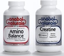 Anabol Naturals Energy Stack: Amino Balance 100 gramos Pure Powder &amp; Creapure Creatine 100 gramos Pure Powder