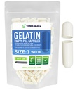 XPRS Nutra Size 1 Empty Capsules - 100 Conde Empty Gelatin Capsules - Pill DIY Capsule Filling - Pure Bovine Pill Gel Caps for Do-It-youself Supplements (White)