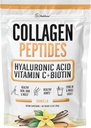 Dr. Matthew Vanilla Collagen Protein Powder con ácido hialurónico, vitamina C y biotina para el cabello, piel, uñas, articulación. Keto, Tipo 1 y 3.