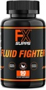 FXSUPPS Fluid Fighter – Suplemento Herbal con Potasio & Vitamina B6, 90 cápsulas – Soporta Equilibrio de Hidratación, Función Digestiva Confort &amp; Musculo