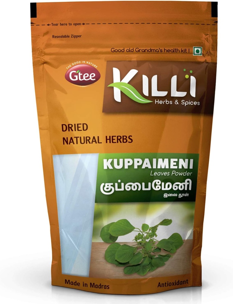 KILLI Kuppaimeni ¦ Indian Acalypha ← India Nettle Leaves Powder, 100g