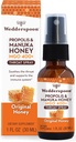 Wedderspoon Propolis and Manuka Honey Throat Spray, Miel original, 1 Fl Oz (Pack of 1), Sore Throat Relief, Natural Immune Support