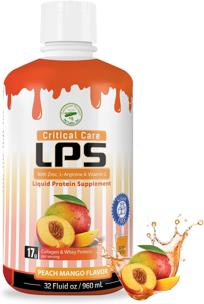 Diseños Nutricionales LPS LPS Láquico &amp; Whey Protein Suplemento, Bebida sin azúcar, No GMO, promueve la piel sana y el pelo para hombres &amp; mujeres.