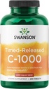 Swanson Timed-Release Vitamina C con Rose HIPS Immune System Support Skin Cardiovascular Health Antioxidant Suplemento 1000 mg 250 Tablets
