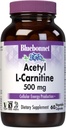 BlueBonnet Acetyl L-Carnitina 500 mg cápsulas de vitamina, 60 conteo