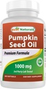 Mejores Naturales Pumpkin Seed Oil Bladder Control 1000 mg 180 Softgels