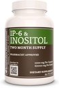 Nutrición de Remedy IP6 (hexafosfato) con Inositol, Calcio &amp; Magnesio TEN 1000 mg Suplemento dietético TEN Two Month Supply