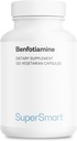 Supersmart - Benfotiamine 320mg por día (High Potency) - Bioavailable Thiamine - Vitamina B1 Benfotiamine Suplemento Silencioso No GMO &amp; Gluten Gratis - 120 Vegetarian Capsules
