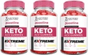 Laboratorios justificados (3 Pack Boostline Keto ACV Gummies Extreme 2000MG Boost Line Keto Gummies Apple Sider Vinegar Formulado con Powder Pomegranate Beet B12 Vegan Non GMO 180 Gummys