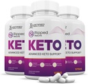 (3 Pack) Ripped Results Keto ACV Pills 1275MG Keto Support Blend Capsule Alternative to Keto ACV Gummies Formulated with Apple Cider Vinegar Extra Virgin Olive Oil Powder Green Tea Leaf 180 Capsules