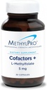 MetilPro L-Methylfolate 5 mg + Cofactores - L Metil Folate Suplemento para Hombres, Vitamina Metilada B9 (5-MTHF) con B6 y B12 para la salud cerebral, el foco y la calma - 30 cápsulas (Pack of 1)
