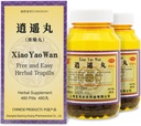 Xiao Yao Wan Herbal Supplement Pills 960 ct (120 Servings | 480 Pills×2 Packs) - 逍遥丸 Free and Easy Herbal Teapills