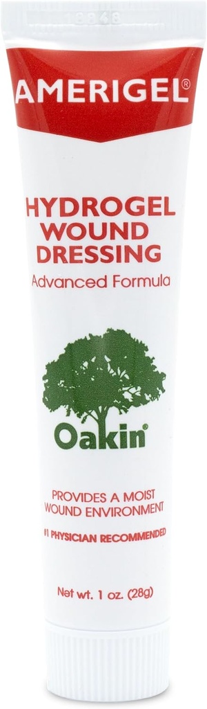 AMERIGEL Hydrogel Wound Dressing (1 oz.) - Proporciona ambiente de curación Moisture-Rich para heridas secas