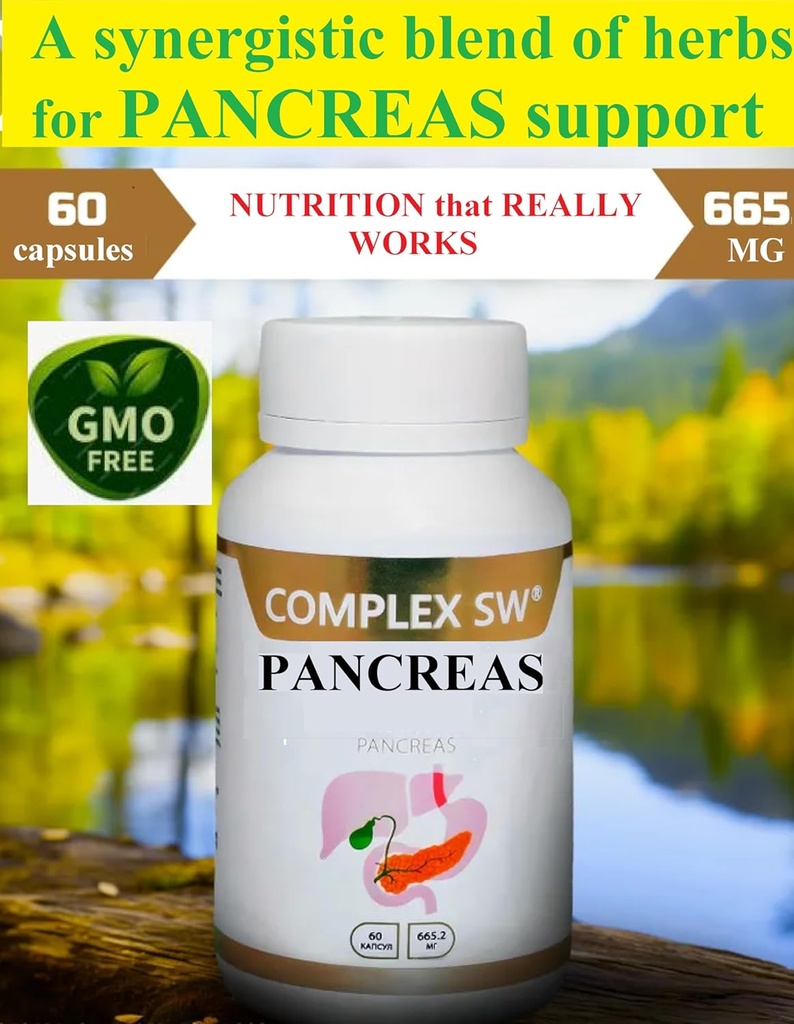 Pancreas Cleanse Detox &amp; Repair Supplement with All Natural Papain Enzyme, Bromelain, Pineapple Extract, Zinc, Chromium, Manganese. Revitalizer " Detox Formula for Gut Health.
