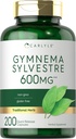Carlyle Gymnema Sylvestre Capsules TEN 600mg ANTE 200 Conde ← No GMO y Gluten Suplemento gratuito
