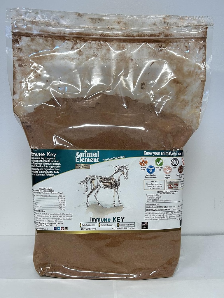 Immune Key - 8 lb. - Todo Natural, Orgánico, GMO Libre. Construye Strong Immune System " Reduce la Inflamación