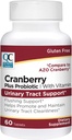 Quality Choice Urinary Tract Support Cranberry + Probiotic Tablets with Vitamins 60 Count