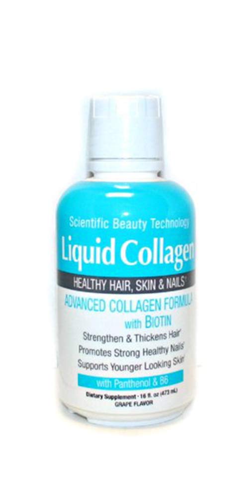 Scientific Beauty Technology Liquid Collagen for Healthy Hair, Skin & Nails 16 fl oz