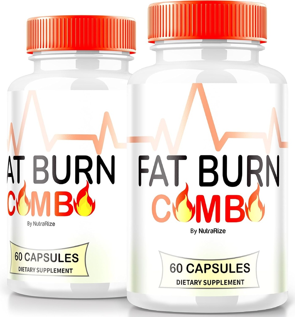 (2 Pack) Fat Burn Combo Capsules, FatBurn Combo Keto Formula, All Natural Weight Loss Suplemento al Achieve Healthy-Looking Body, Keto Fitness Pills, Comentarios Oficiales (120 cápsulas)