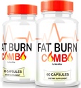 (2 Pack) Fat Burn Combo Capsules, FatBurn Combo Keto Formula, All Natural Weight Loss Suplemento al Achieve Healthy-Looking Body, Keto Fitness Pills, Comentarios Oficiales (120 cápsulas)