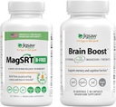 Rompecabezas de la salud Magnesio Bundle ← MagSRT (B-Free), 240 Tabletas y Brain Boost, 90 cápsulas