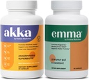 Emma Akka Liver Cleanse Detox " Repair Gut Health – Full Wellness Bundle with Magnesium, Berberine, Vitamina D " Más para soportar Gut, Liver, Metabolism, Immunity " Colon Cleanse