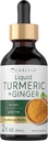 Carlyle Turmeric y Ginger Drops 2 fl oz ← Suplemento con Black Pepper Silencio Vegan, No Gluten Free