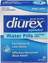 Diurex Aquagels - Caffeine Free Diuretic - Comunicado inmediato - Aliviar Water Bloat - 20 Cuenta