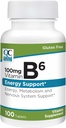 Opciones de calidad Vitamina B6 100 mg, 100 tabletas