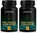 AMBROSIAL Milk Thistle Capsules - Pack de 2-120 cápsulas
