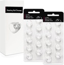 Doble Vent 6mm-Hearing Aid Domes para Oticon Minifit, Oticon Hearing Aid Supplies, Replacements Parts Accesorios Universal Oticon Domes for Hearing Aids Cleaning Kits (20 Pcs)