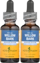 Herb Pharm Willow Bark Liquid Extract for Minor Pain - 1 Ounce (DWILL01) (Pack of 2)