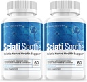 (2 Pack) Sciatisoothe Supplement for Sciatica, Sciati Soothe Nerve Health, Sciatisoothe Capsules Vitamins, Sciatisoothe Advanced Global Wellness Support Maximum Strength Formula USA (120 cápsulas)