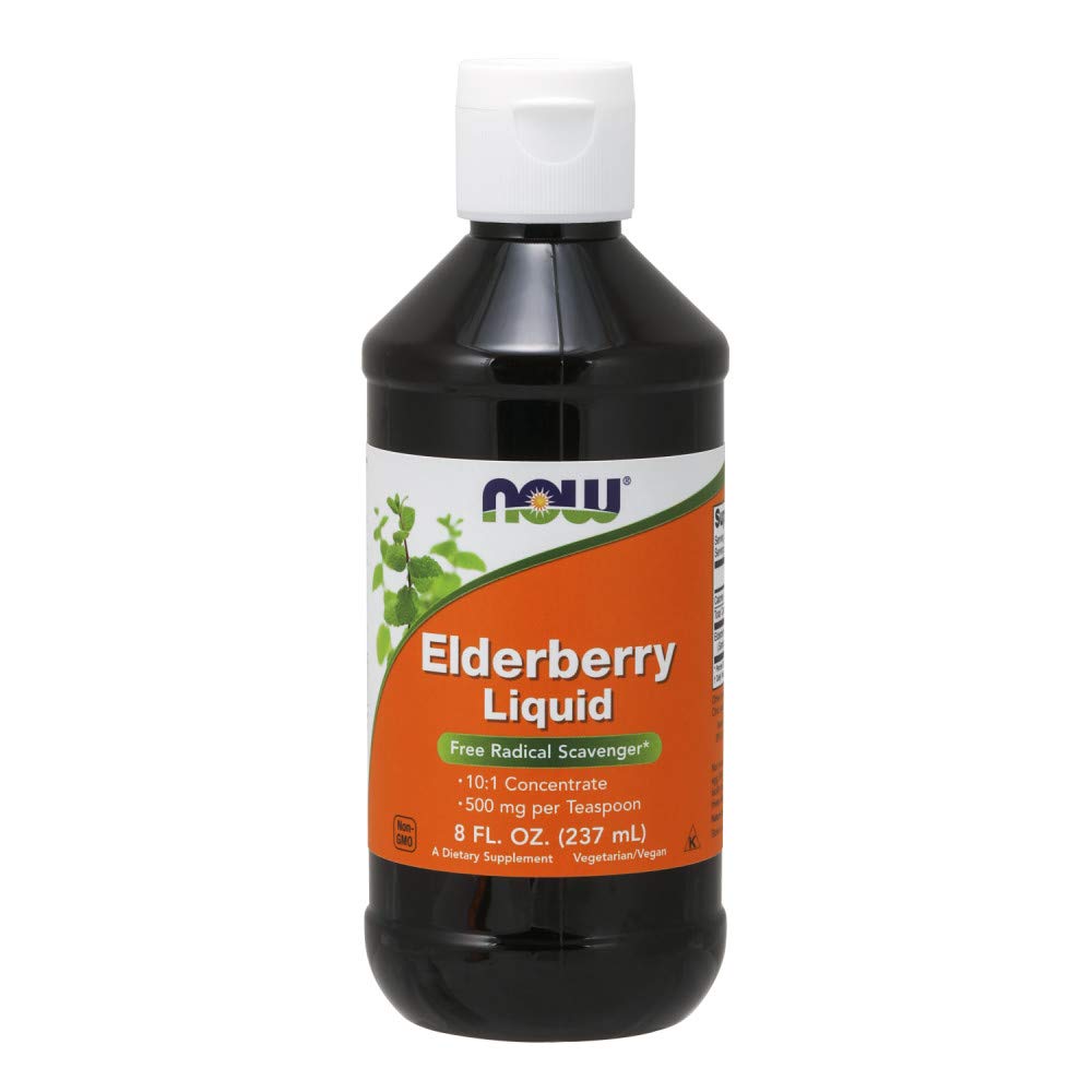 AHORA Alimentos Elderberry Liquid, 8 Oz (Pack de 2)