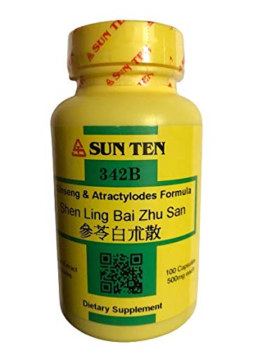 Sun Ten - Ginseng & Atractylodes Formula Capsules/Shen Ling Bai Zhu San/參苓白朮散