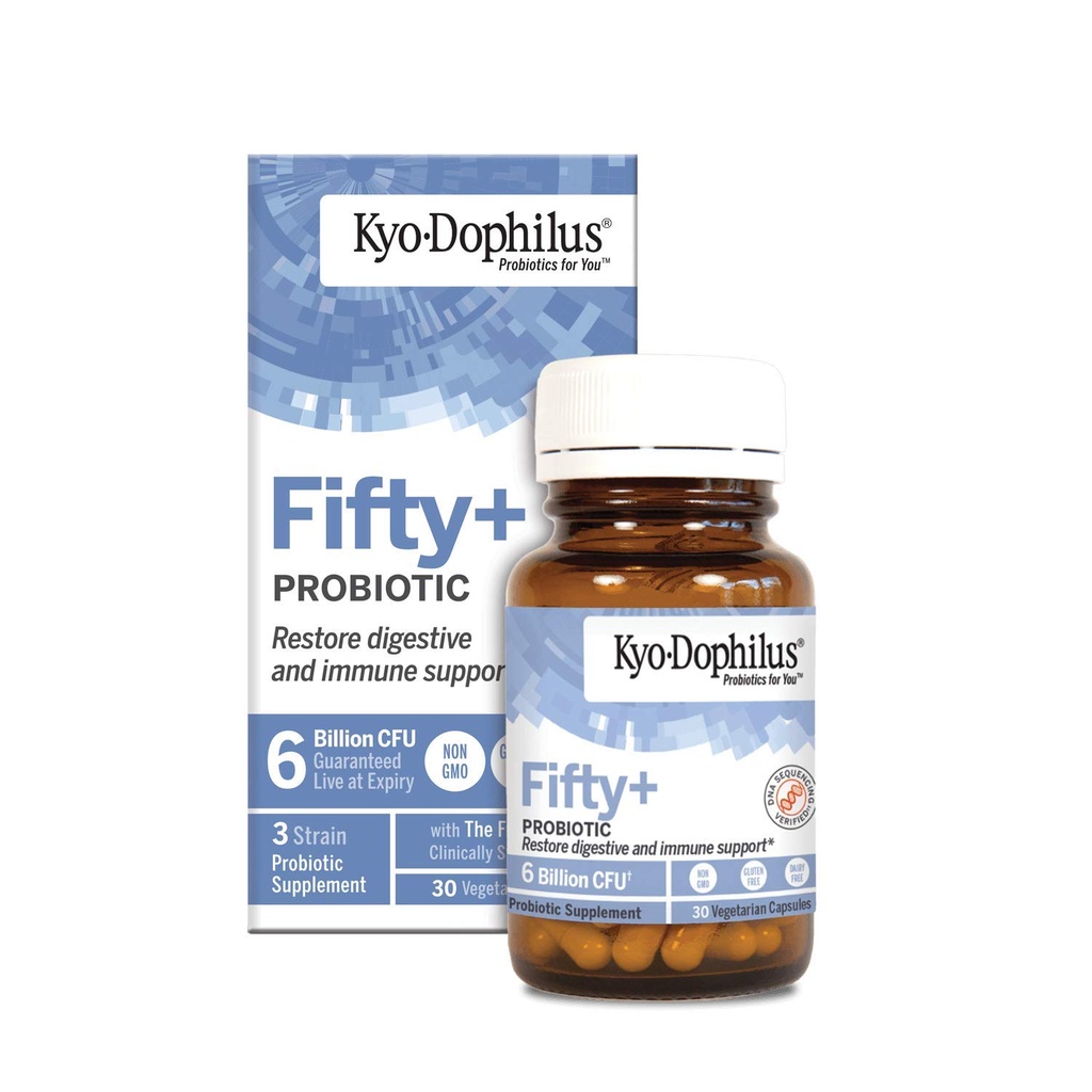 Kyo-Dophilus Cincuenta más Probiótico, 30 Cuenta, 6 Billones CFU