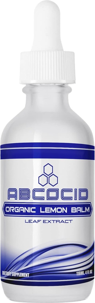 Organic Lemon Balm 540 mg,4 Oz Liquid, 240 Servings, Made in USA, Quick Absorption,Quality Potent Ingredients, Third-Party Tested,No-GMO, GMP Certified, Cruelty-Free Products