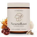 ACEWORKZ NeuroRoot - Mushroom Complex Supplement 14,500mg - Organic 10 Mushroom Blend – Brain, Memory, Focus & Immune Support - BioPerine® for Enhanced Absorption (60 Capsules)