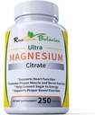 Ultra Magnesium Citrate 250ct Dose ajustable Fórmula Fácil de Tragar!