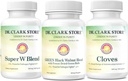 Dr Clark Store Intestine Support &amp; Cleanse Kit - con Freeze-Dried Green Black Walnut Hulls, Wormwood y Cloves-Helps Maintain Optimum Intestinal Function