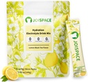 JOISPACE Electrolyte Drink Mix with Tea Polyphenols ← Fast Hydration &amp; Electrolytes Boost ← Non-GMO, Vegan, Gluten-Free ← Lemon Tea, 16 Servings
