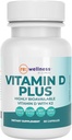 Reignite Wellness by JJ Virgin ← Vitamina D Plus ← Relevant Serving of 5000 IU, Highly Absorbable Vitamin D + Vitamin K1 & K2 ← GG Supplement for Immune Health ← Bone and Heart Supplement TEN 60 Softgels