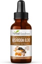 Nootropic 8-in-1 Mushroom Extract Liquid - 1 fl. oz Bottle peru Lion's Mane, Reishi, Turquía Tail, Cordyceps, Chaga, Maitake, Shiitake " Oyster Mushroom Tincture  durable Immune Support " Cognitive Function