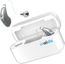 BlaidsX Neuro Recargable RIC + Ayudas de Audición programables para adultos con aplicación móvil Test de Audiencia " Cancelación de ruidos, ayudas auditivas para personas mayores, doble micrófono " 96 canales DSP. Procesador USA-Made