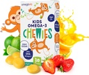 Omega 3 Gummies - Ultra-High DHA Chewable Gel Gummy - Omega 3 para niños Asistencias Cerebro &amp; Ojo Salud - sabor natural sin azúcar - Niños Omega 3 Fish Oil Gummies (30 conteo)