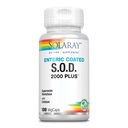SOLARAY S.O.D. 2000 Plus - Superoxide Dismutase (SOD) y Catalase Antioxidante Suplemento, Wellness Support - w/Green Tea Extract, Calcium, Rosemary, Grape Seed Extract, 60-Day Guarantee, 100 Servings