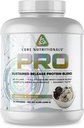 Core Nutritionals Pro Sustained Release Whey Protein Blend  tolera with Digestive Enzymes ← 25g Protein, 2g Carbs tención No Fillers  5 Pound (Cookies N Cream)