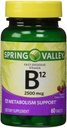 Valle de primavera - Vitamina B-12 2500 mcg, Sublingual, 60 Microlozenges